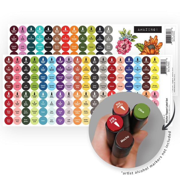 Marker Toppers Decal Set - Small (2 Sheets)