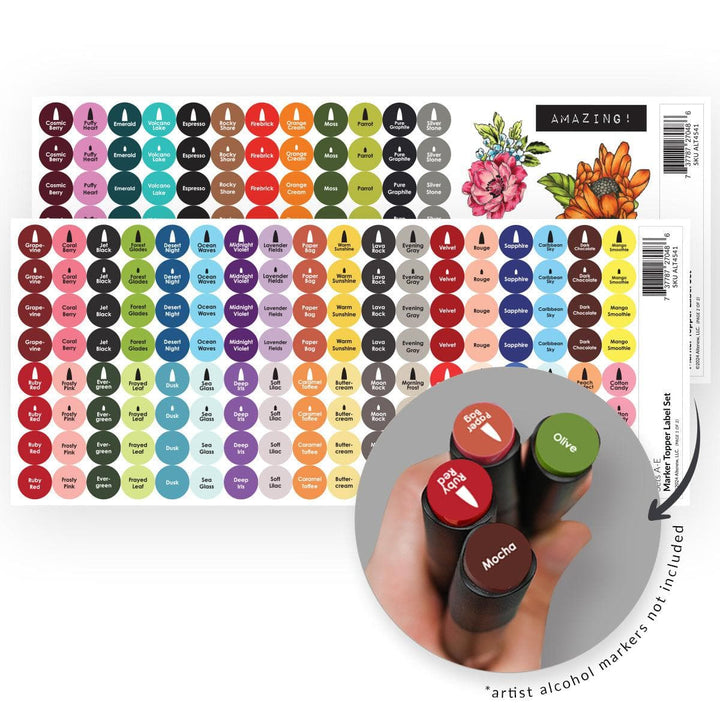 Marker Toppers Decal Set - Small (2 Sheets)