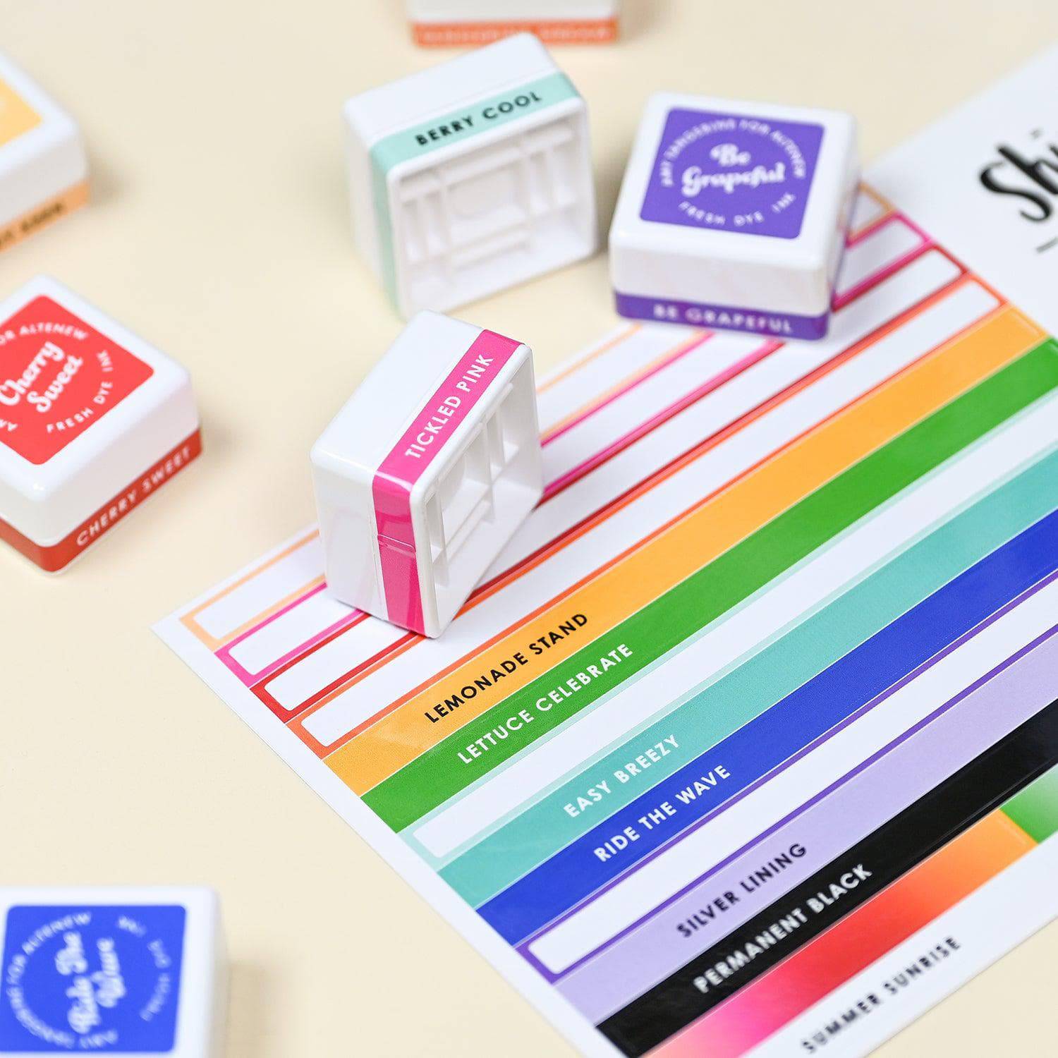 Altenew Mini Ink Cubes Label Set - 2023 Amy Tangerine Collection