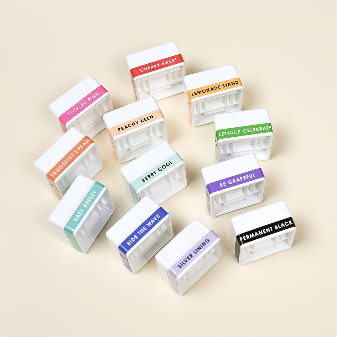 Misil Craft Decals Mini Ink Cubes Label Set - 2023 Amy Tangerine Collection