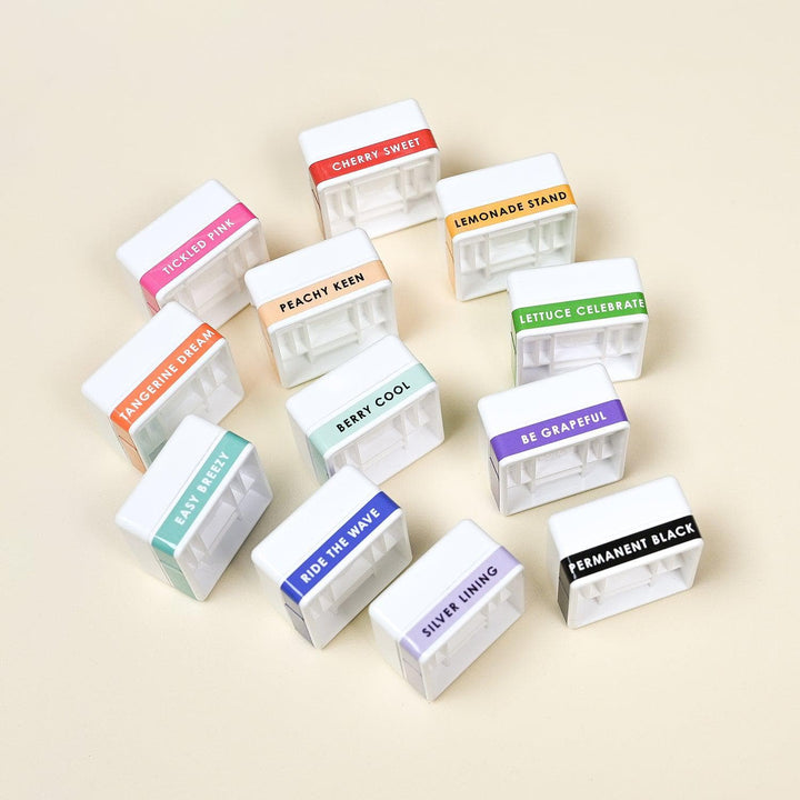 Misil Craft Decals Mini Ink Cubes Label Set - 2023 Amy Tangerine Collection