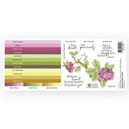 Mini Ink Cubes Label Set  - Dried Petals, Forest Trail, Wood Warbler