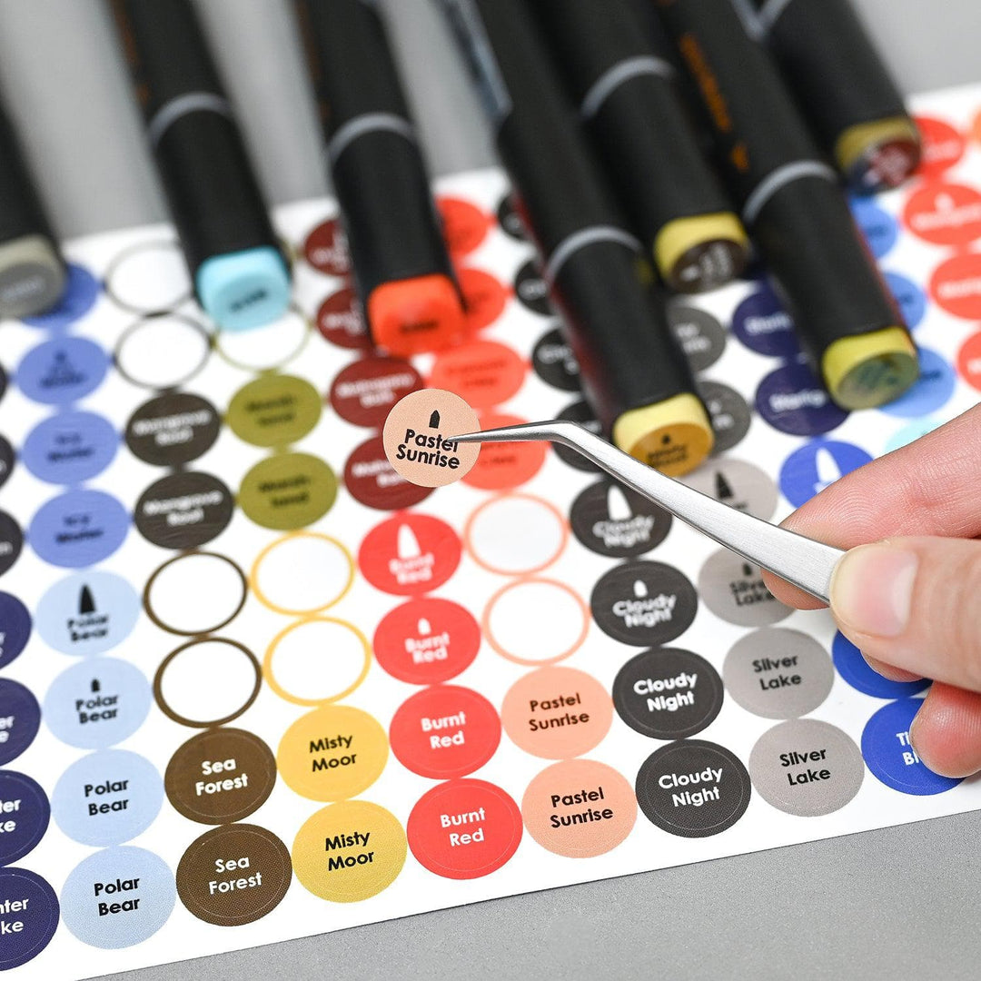 Misil Craft Decals Mystic & Beach Garden Marker Topper Label Set