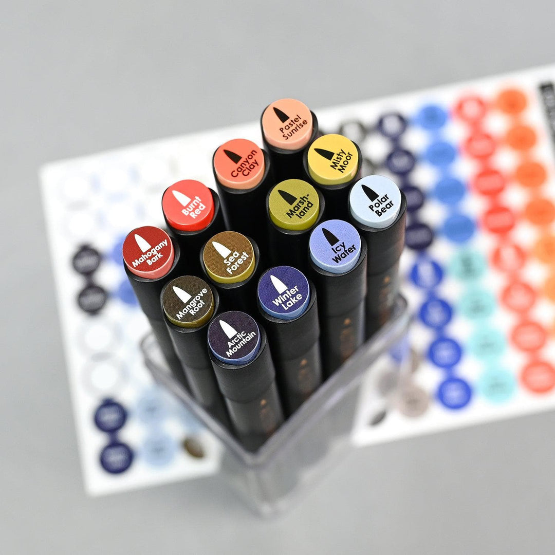 Misil Craft Decals Mystic & Beach Garden Marker Topper Label Set