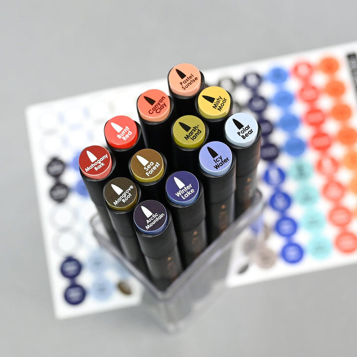 Misil Craft Decals Mystic & Beach Garden Marker Topper Label Set