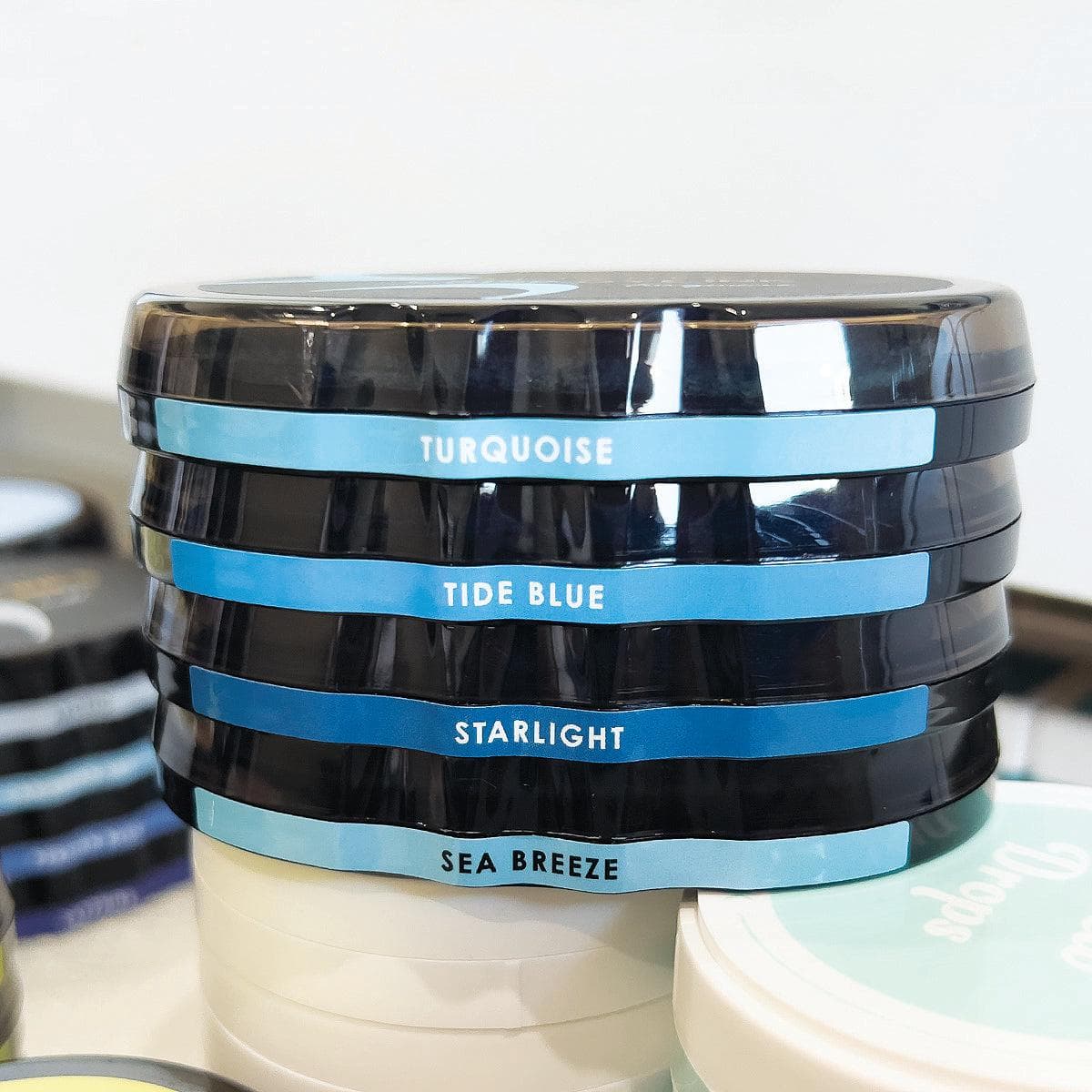 新品❗️Andrew Driftwood. marine cap ink Oval Ink Side Label Set - All Crisp Dye Ink Colors (3 Sheets