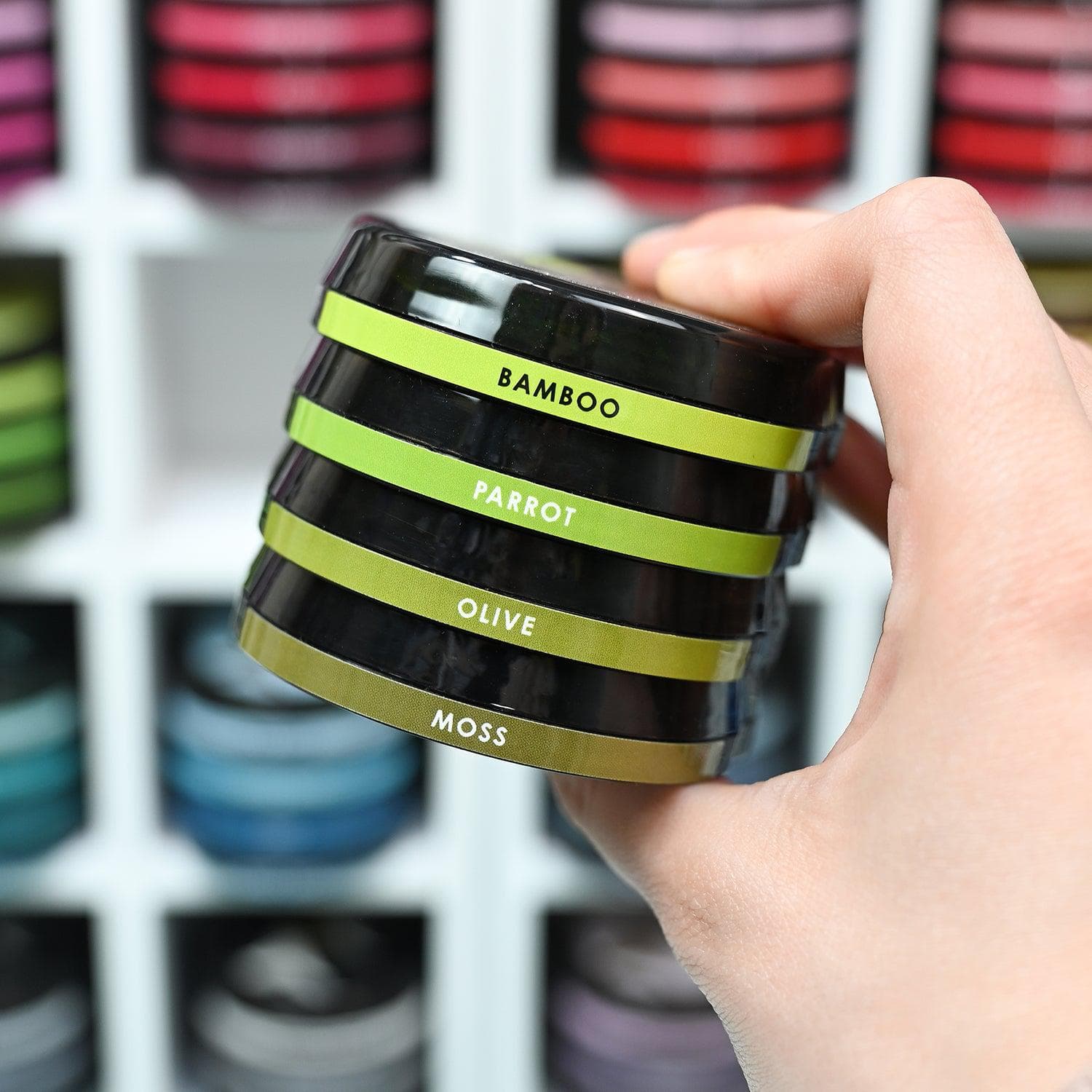 Oval Ink Side Label Set - All Crisp Dye Ink Colors (3 Sheets)