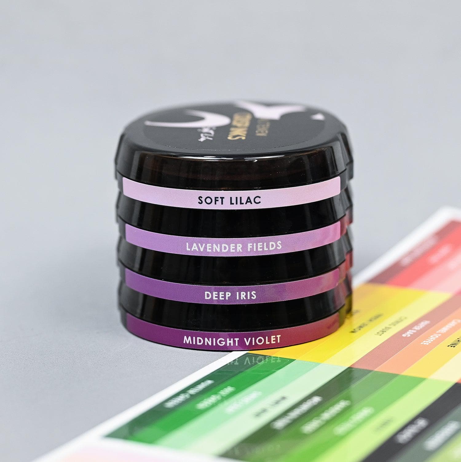 Oval Ink Side Label Set - All Crisp Dye Ink Colors (3 Sheets)
