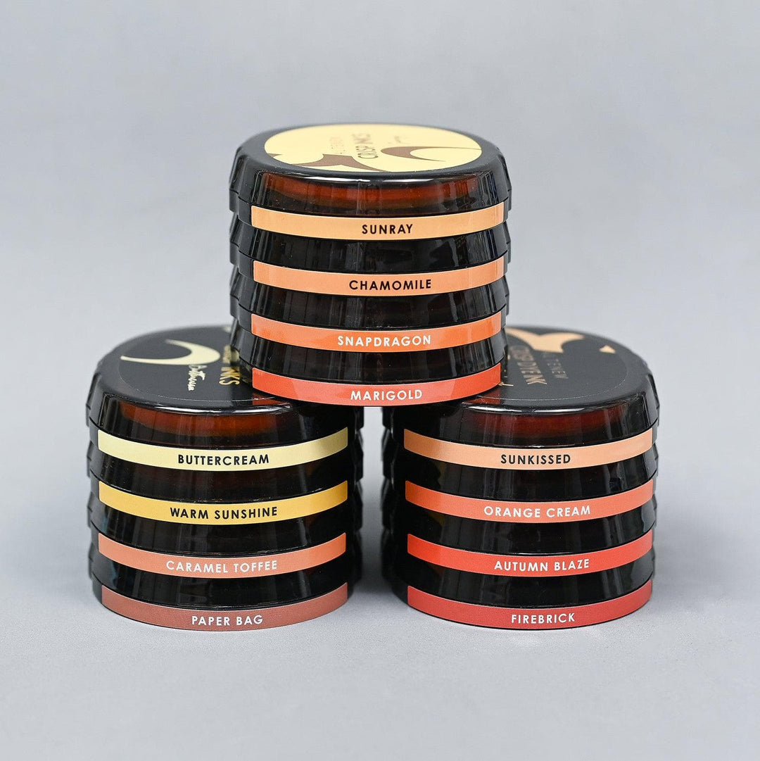 Misil Craft Decals Oval Ink Side Label Set - All Crisp Dye Ink Colors (3 Sheets)