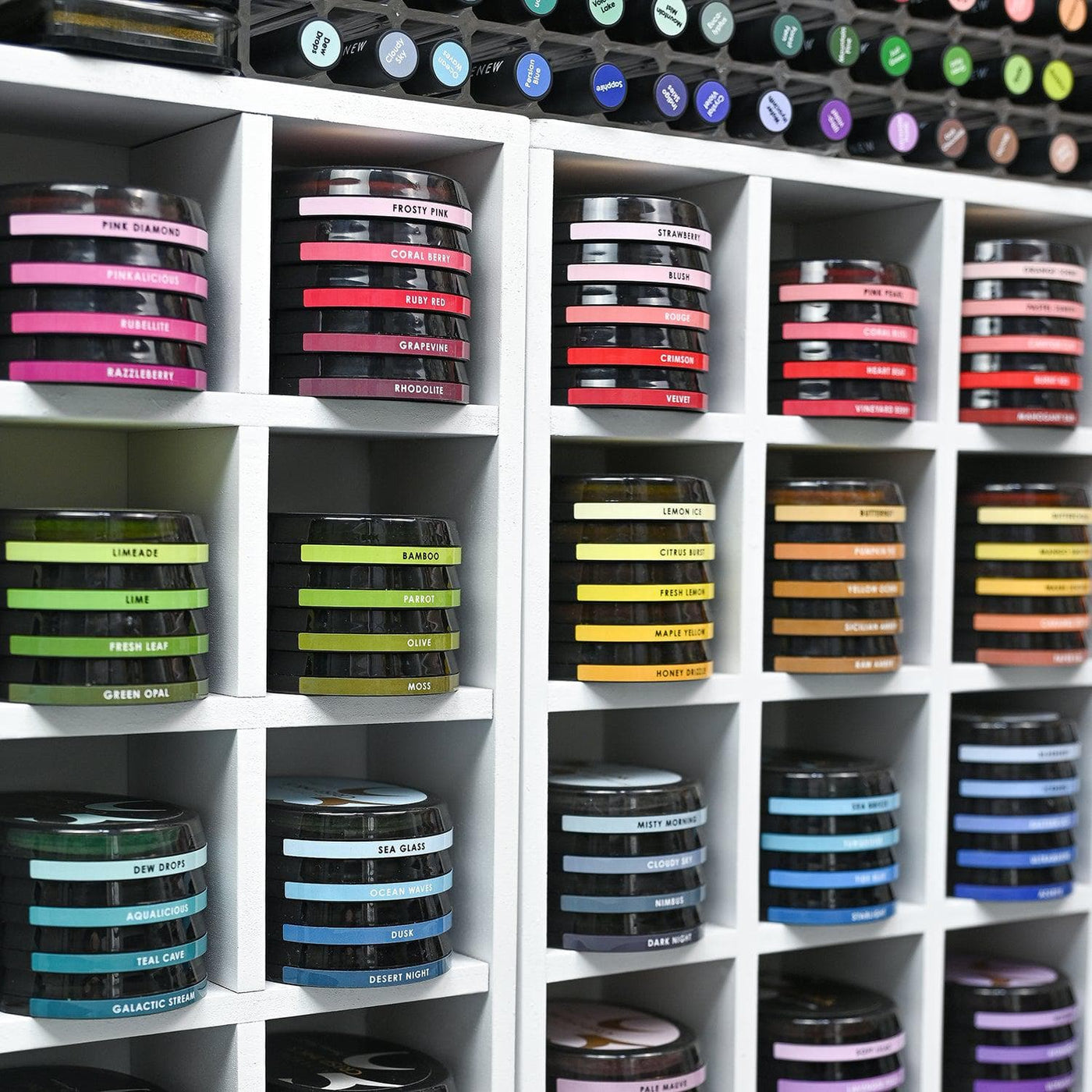 Misil Craft Decals Oval Ink Side Label Set - All Crisp Dye Ink Colors (3 Sheets)