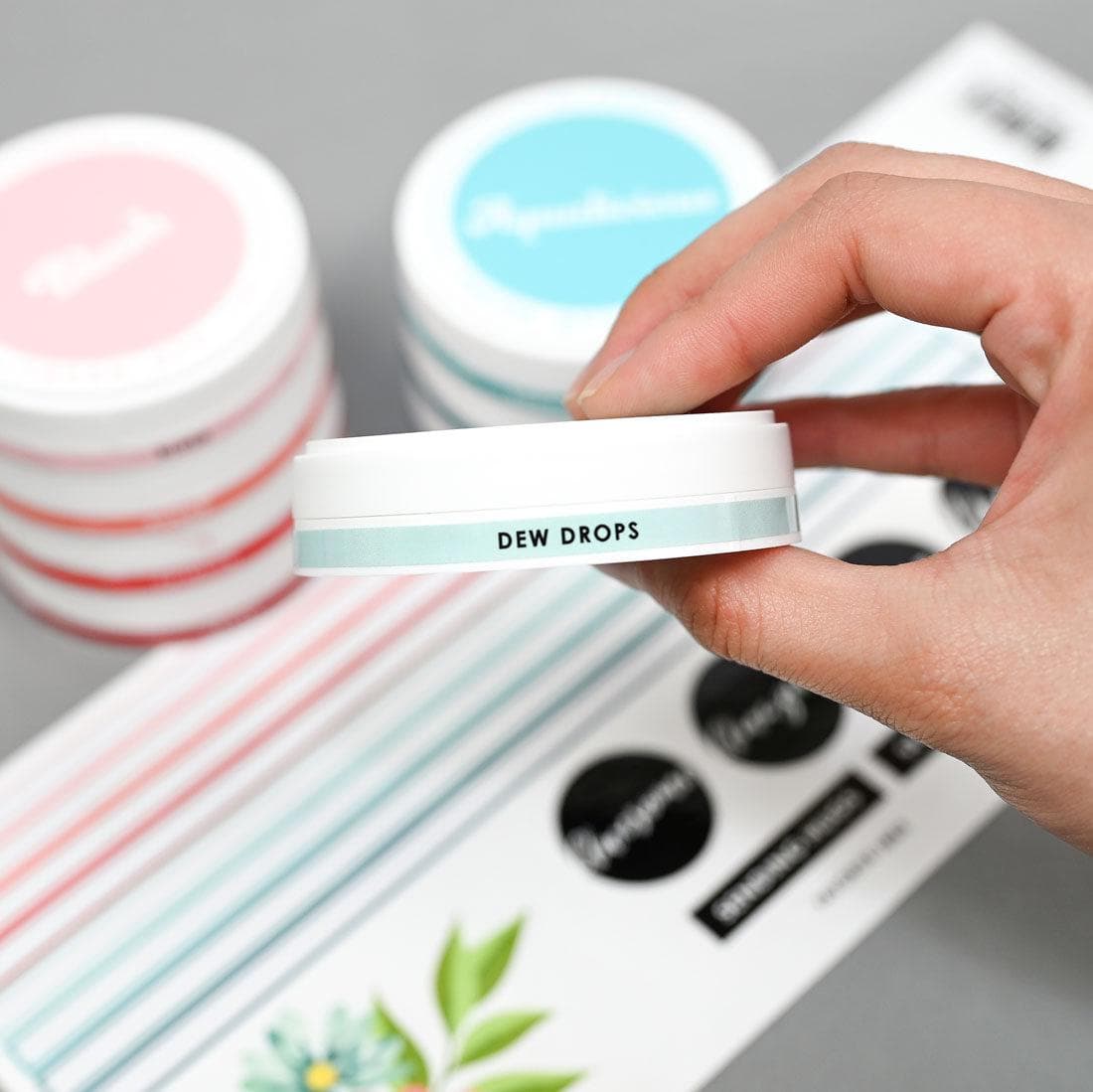 Round Ink Pads Label Set - 20 Fresh Dye Ink Bundle | Altenew