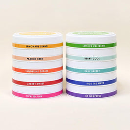 Misil Craft Decals Round Ink Pads Label Set - 2023 Amy Tangerine Collection