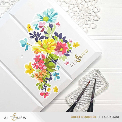 Round Ink Pads Label Set - ChromaBloom Delights Fresh Dye Ink Bundle