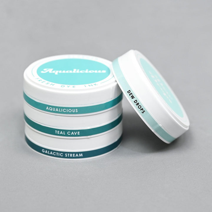 Misil Craft Decals Round Ink Pads Label Set - Red Sunset, Sweet Dreams