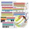 Round Ink Pads Label Set - Vividly Versatile Fresh Dye Ink Bundle