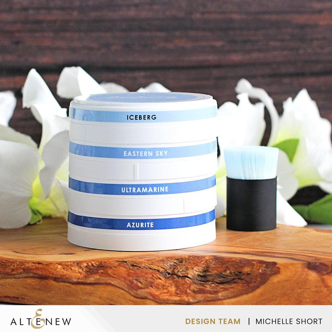 Altenew Round Ink Pads Label Set - Warm and Cozy, Lapis Lazul