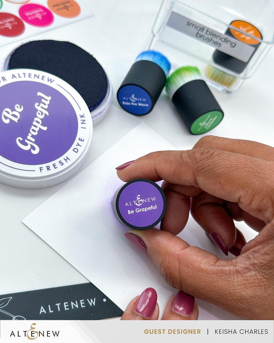 Misil Craft Decals Small & Mini Blending Brushes Label Set - 2023 Amy Tangerine Collection