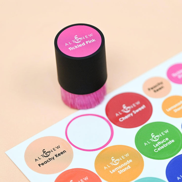 Misil Craft Decals Small & Mini Blending Brushes Label Set - 2023 Amy Tangerine Collection