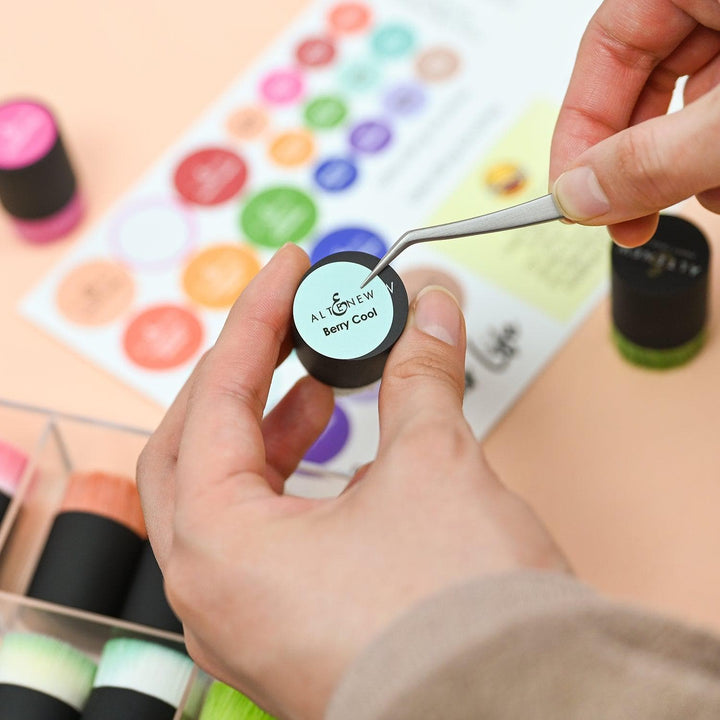 Misil Craft Decals Small & Mini Blending Brushes Label Set - 2023 Amy Tangerine Collection