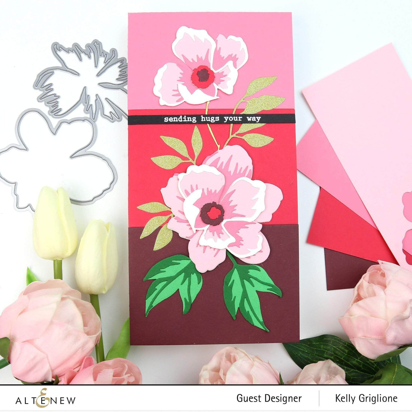 Altenew Paper Bundle Cherry Blossom & Green Meadows Gradient Cardstock Bundle