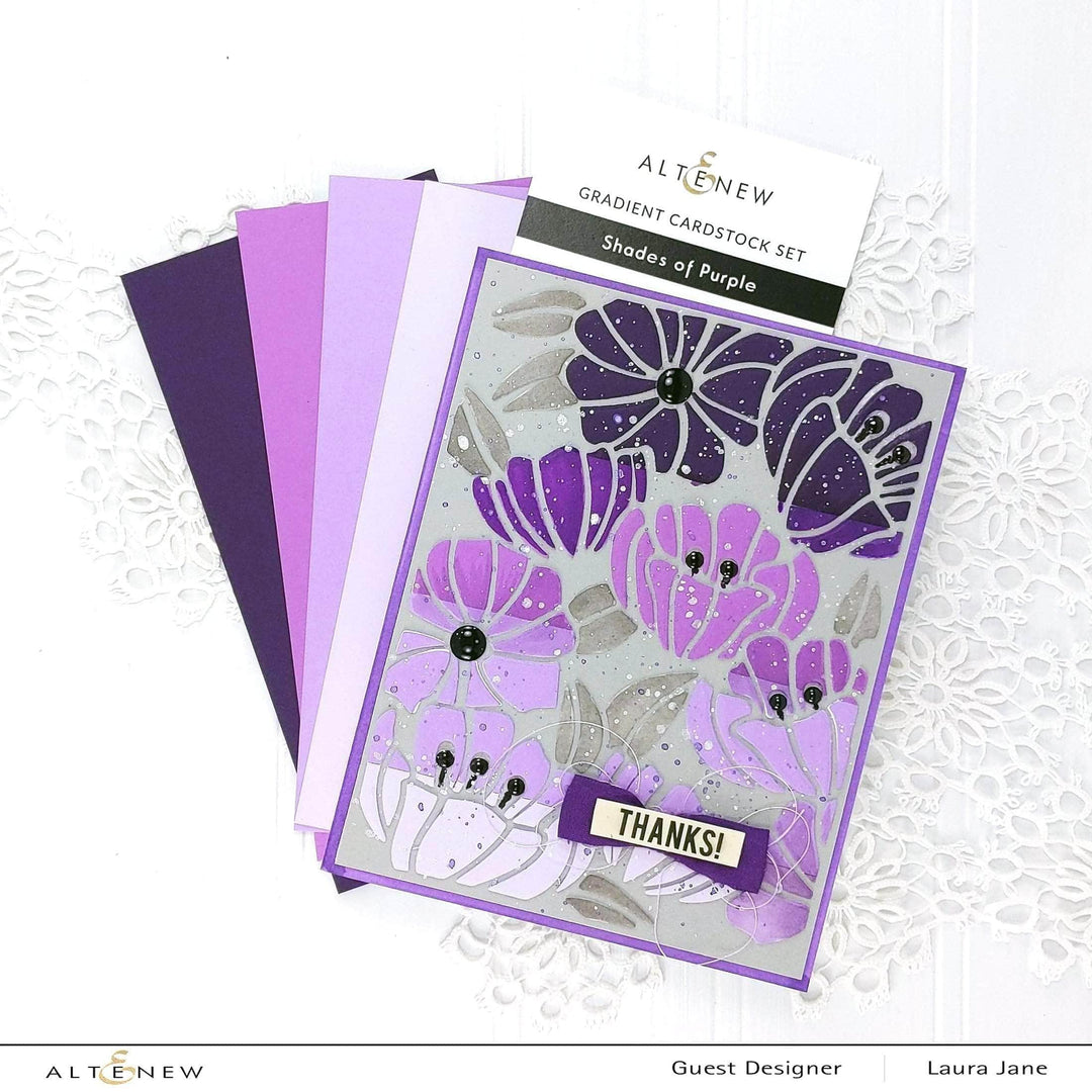 Altenew Paper Bundle New Purple & Summer Afternoon Gradient Cardstock Bundle