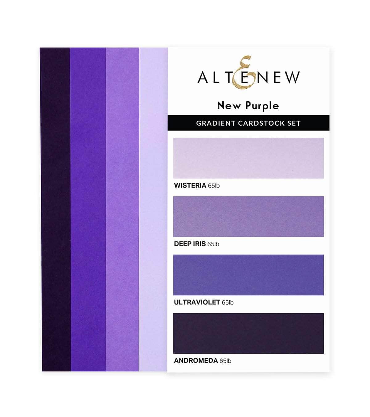 Altenew Paper Bundle New Purple & Summer Afternoon Gradient Cardstock Bundle