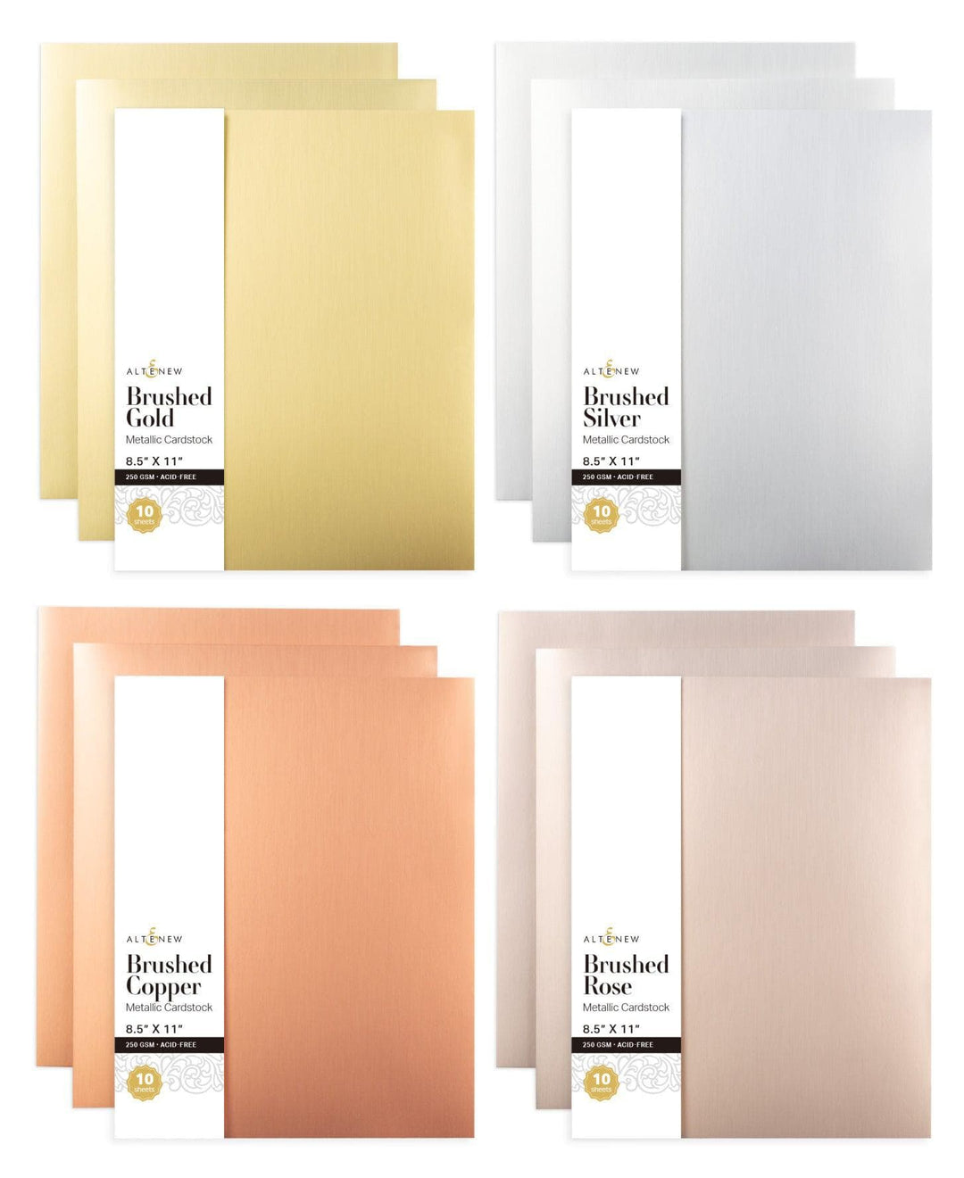 Altenew Paper Bundle Fine & Dandy Metallic Cardstock Release Bundle