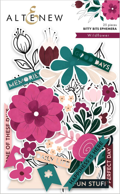 Altenew Paper & Embellishment Bundle Wildflower Collection Paper & Ephemera Bundle