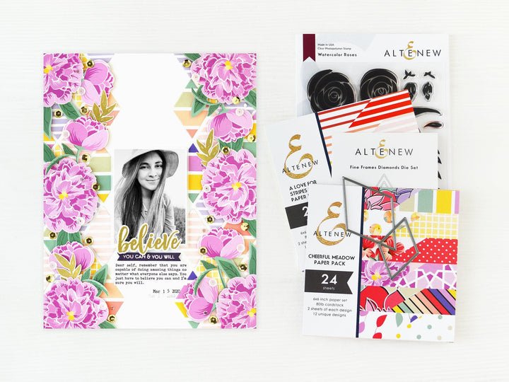 Photocentric Pattern Paper A Love for Stripes Set B 6x6 Paper Pack