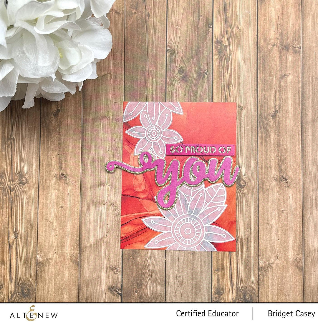 Altenew Pattern Paper Alcohol Ink Backgrounds 6x6 Paper Pack