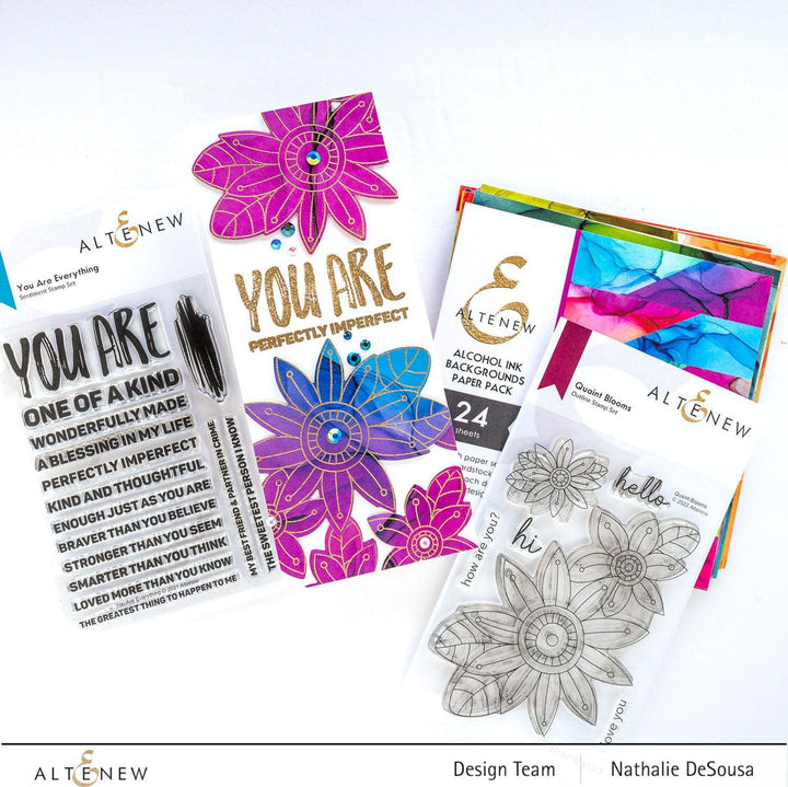 Altenew Pattern Paper Alcohol Ink Backgrounds 6x6 Paper Pack