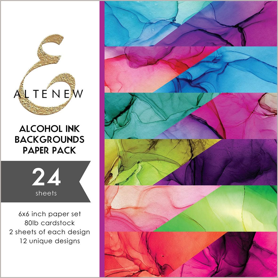 Alcohol Ink Backgrounds 6x6 Paper Pack Alcohol Ink Backgrounds 6x6 Paper Pack