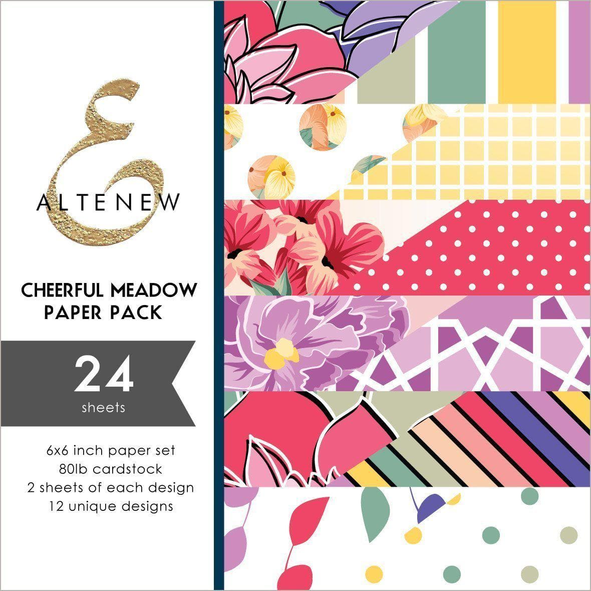 Photocentric Pattern Paper Cheerful Meadow 6x6 Paper Pack