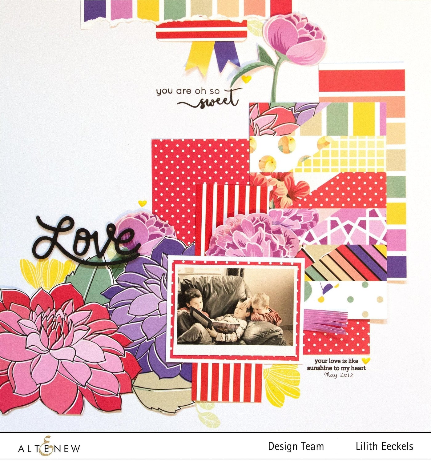 Photocentric Pattern Paper Cheerful Meadow 6x6 Paper Pack