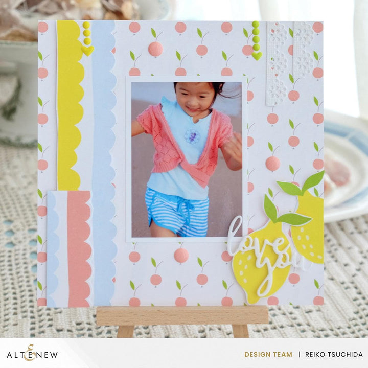 Photocentric Pattern Paper Cute Fruits 6x6 Paper Pack