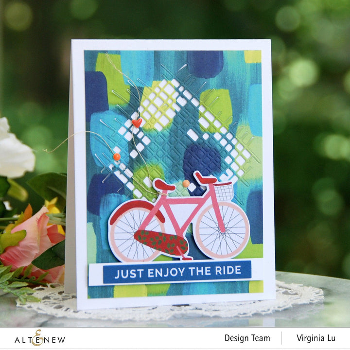Pexzuh Printing Pattern Paper Enjoy the Ride 12x12 Paper Pack