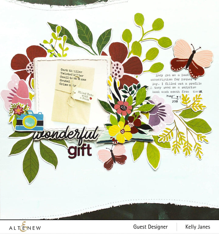 Pexzuh Printing Pattern Paper Enjoy the Ride 12x12 Paper Pack