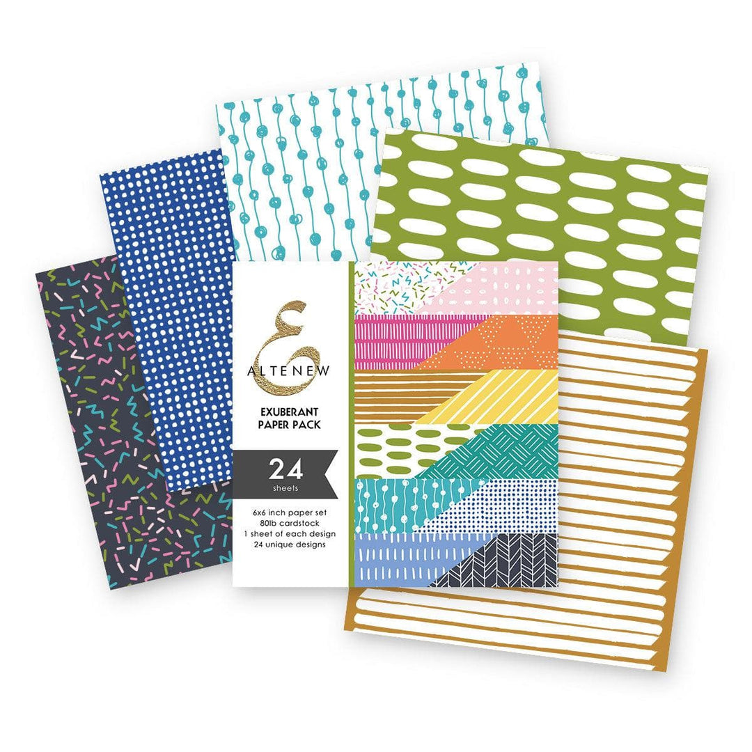 PMA Industries, Inc. Pattern Paper Exuberant 6x6 Paper Pack