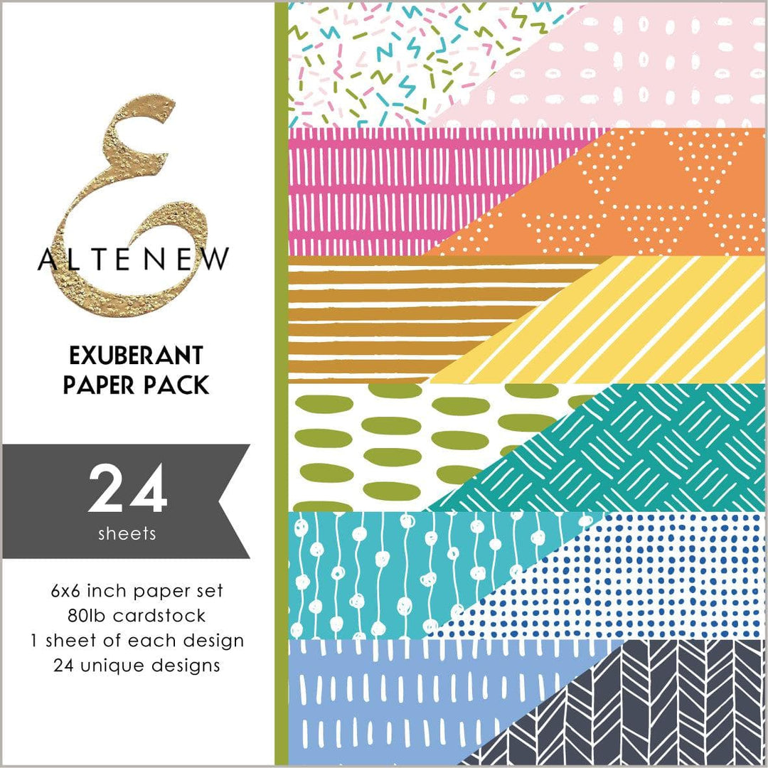 PMA Industries, Inc. Pattern Paper Exuberant 6x6 Paper Pack