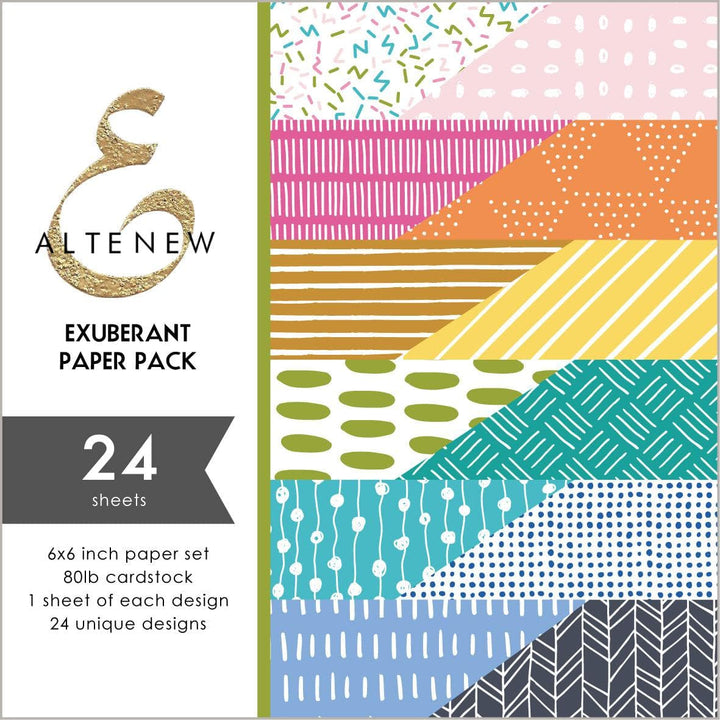PMA Industries, Inc. Pattern Paper Exuberant 6x6 Paper Pack