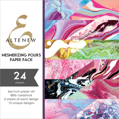 Altenew Pattern Paper Mesmerizing Pours 6x6 Paper Pack