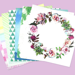 Photocentric Pattern Paper Our Family 12 x 12 Patterned Paper (80lb/Double Sided)