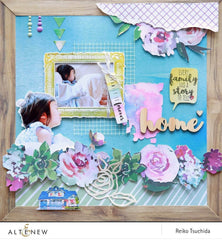 Photocentric Pattern Paper Our Family 12 x 12 Patterned Paper (80lb/Double Sided)