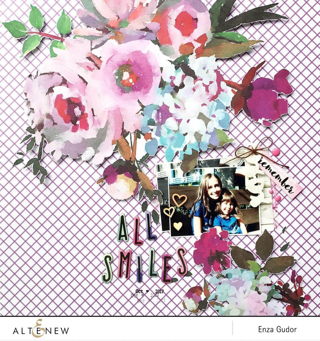 Photocentric Pattern Paper Our Family 12 x 12 Patterned Paper (80lb/Double Sided)