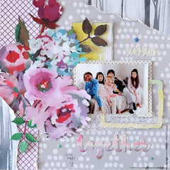 Photocentric Pattern Paper Our Family 12 x 12 Patterned Paper (80lb/Double Sided)