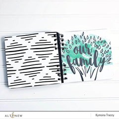 Photocentric Pattern Paper Our Family 12 x 12 Patterned Paper (80lb/Double Sided)