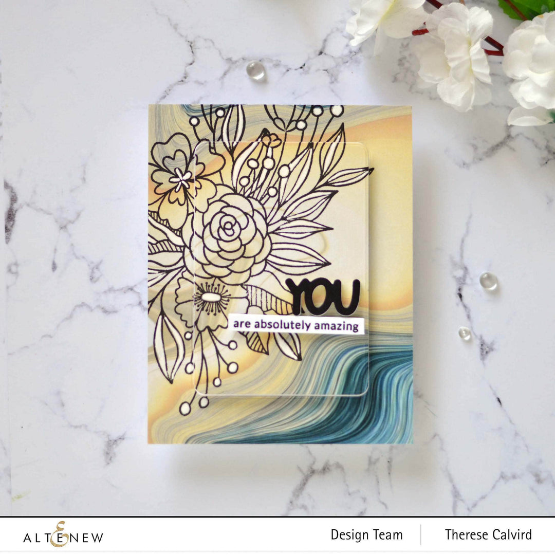 Photocentric Pattern Paper Poured Acrylic 6x6 Paper Pack