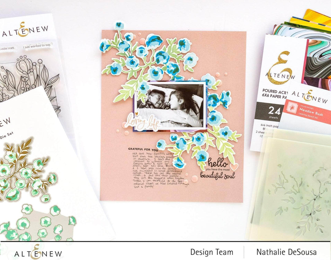 Photocentric Pattern Paper Poured Acrylic 6x6 Paper Pack