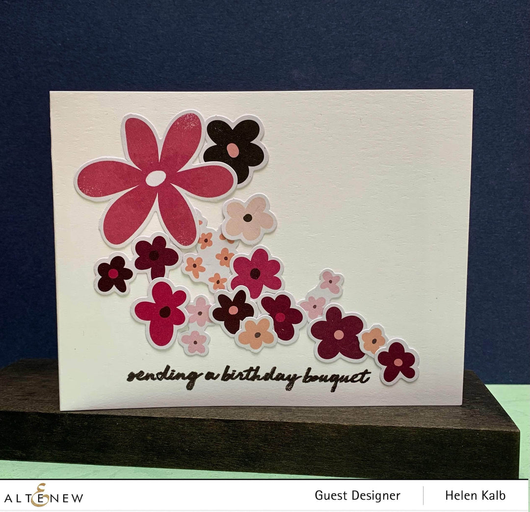 Pexzuh Printing Pattern Paper Wildflower Paper Crafting Collection 12x12 Paper Pack