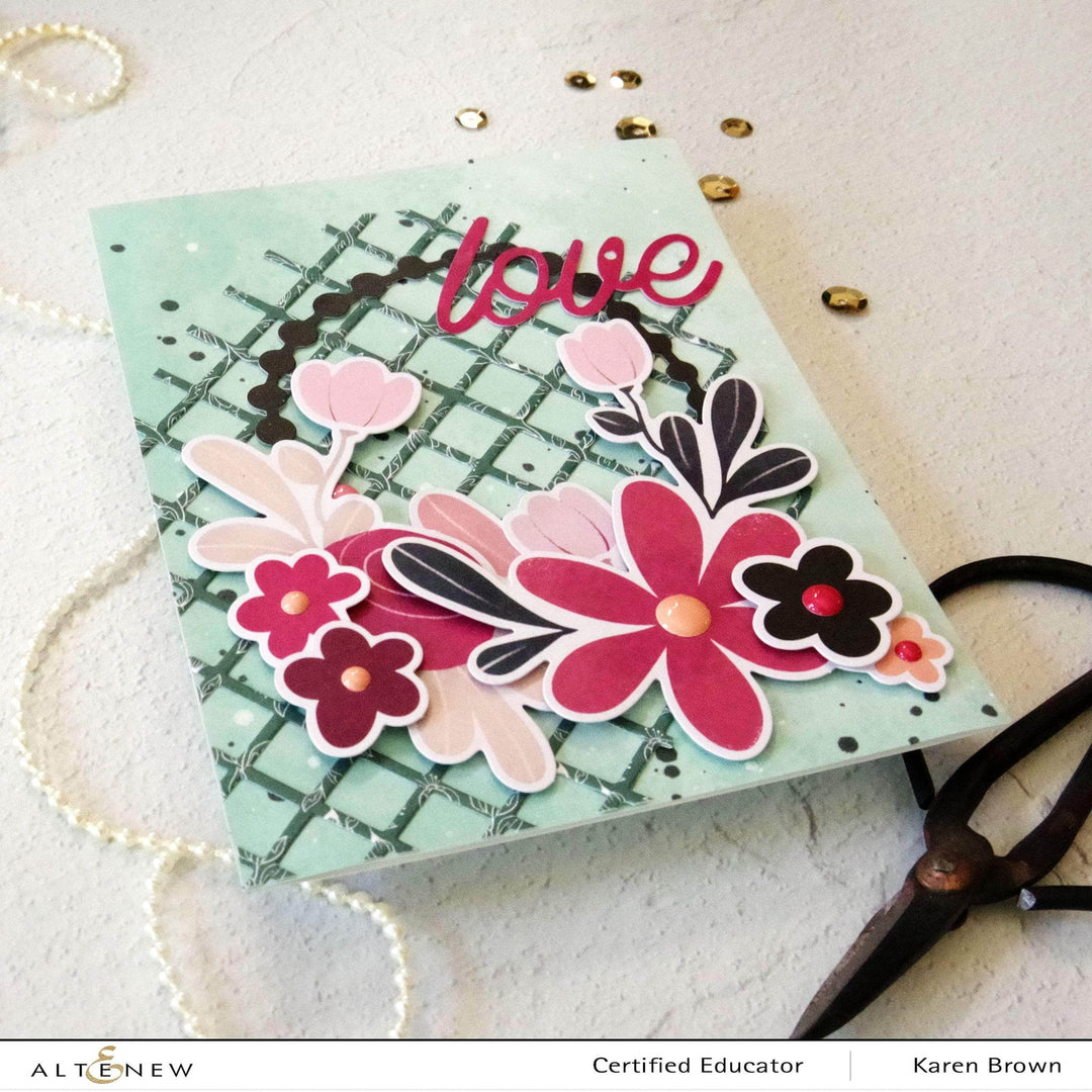 Pexzuh Printing Pattern Paper Wildflower Paper Crafting Collection 12x12 Paper Pack